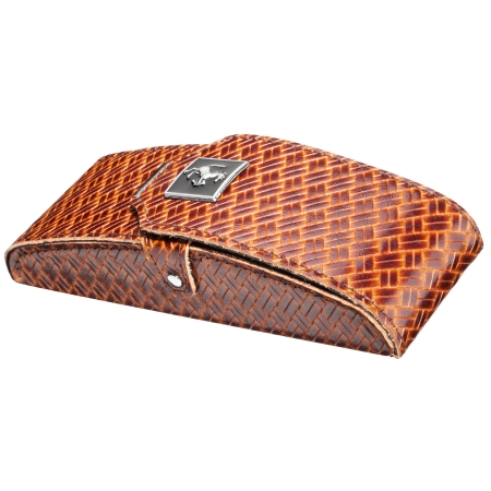 Etui na okulary Albinex Royal Case 90.064-1 skóra naturalna